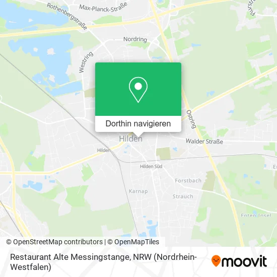 Restaurant Alte Messingstange Karte