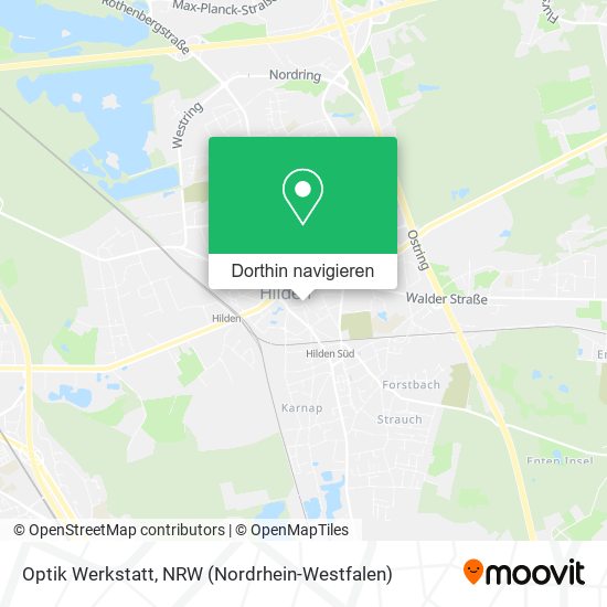 Optik Werkstatt Karte