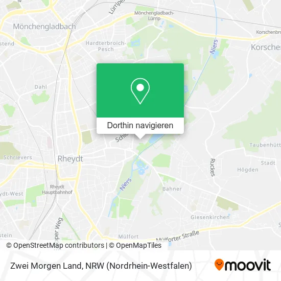 Zwei Morgen Land Karte