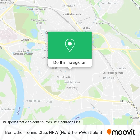 Benrather Tennis Club Karte