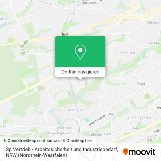 Sp Vertrieb - Arbeitssicherheit und Industriebedarf Karte