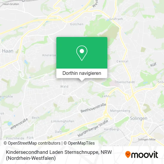 Kindersecondhand Laden Sternschnuppe Karte