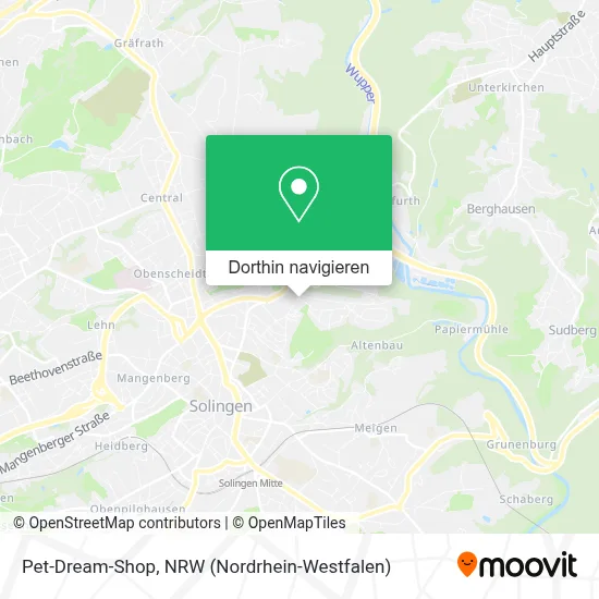 Pet-Dream-Shop Karte