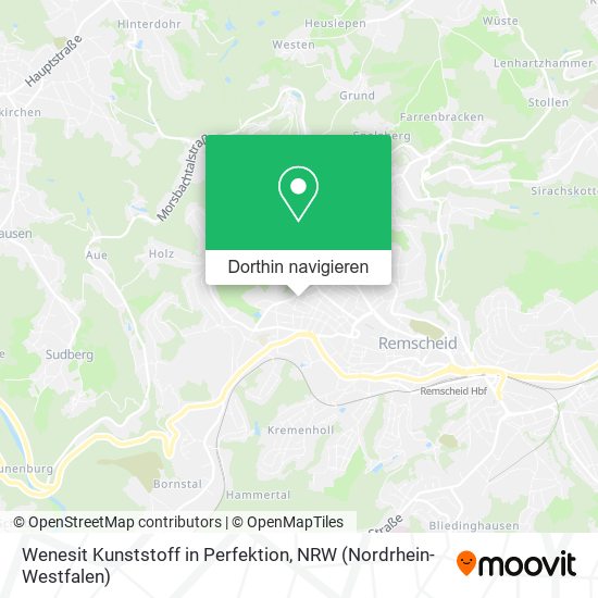 Wenesit Kunststoff in Perfektion Karte