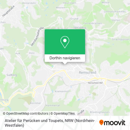 Atelier für Perücken und Toupets Karte