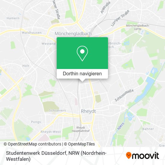 Studentenwerk Düsseldorf Karte