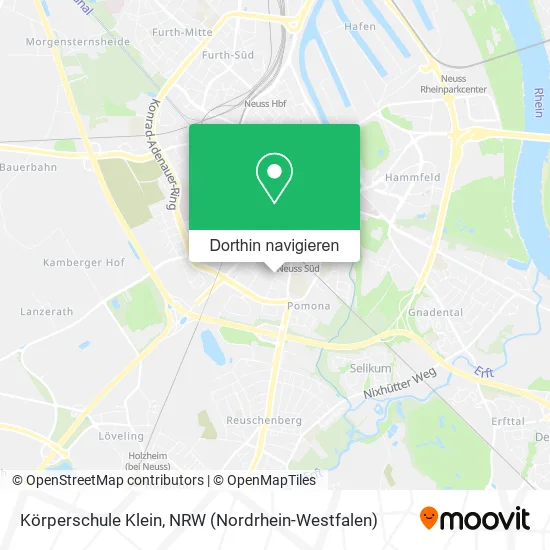 Körperschule Klein Karte