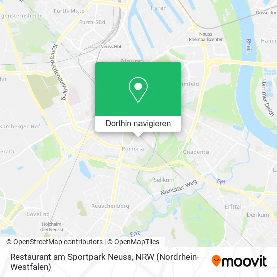 Restaurant am Sportpark Neuss Karte