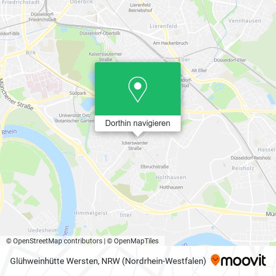 Glühweinhütte Wersten Karte