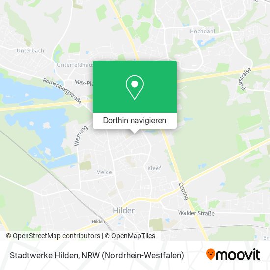 Stadtwerke Hilden Karte