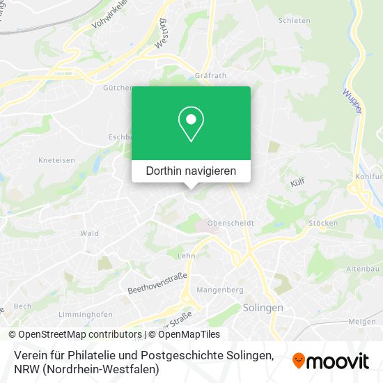 Verein für Philatelie und Postgeschichte Solingen Karte