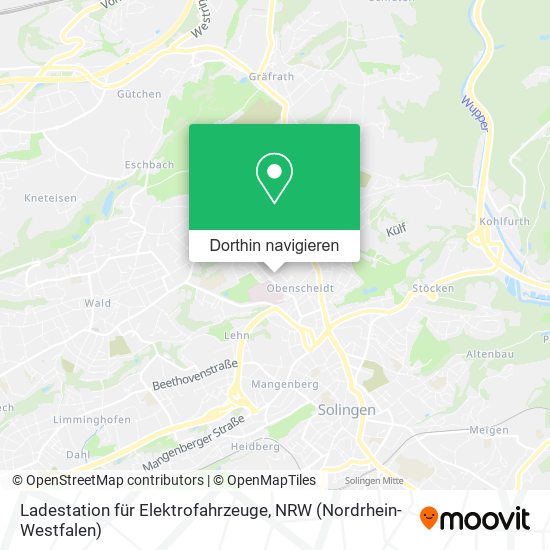 Ladestation für Elektrofahrzeuge Karte