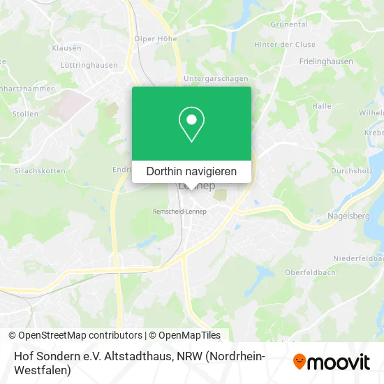 Hof Sondern e.V. Altstadthaus Karte