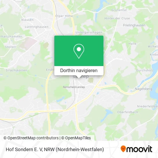 Hof Sondern E. V Karte