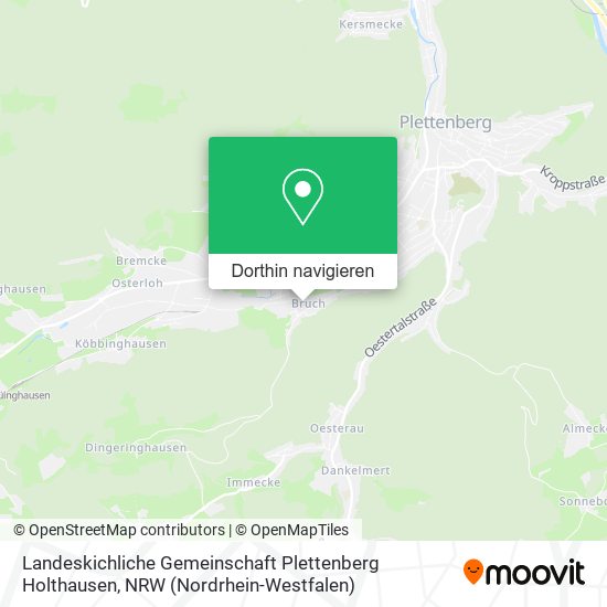 Landeskichliche Gemeinschaft Plettenberg Holthausen Karte