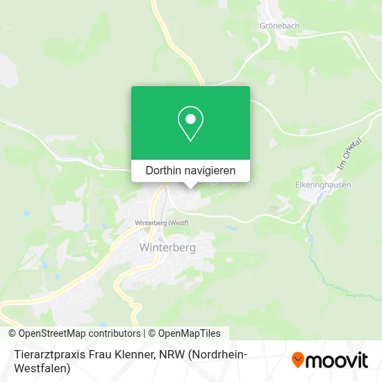 Tierarztpraxis Frau Klenner Karte