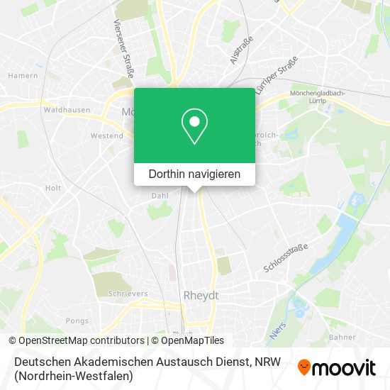 Deutschen Akademischen Austausch Dienst Karte