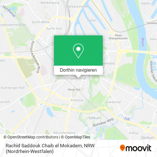 Rachid Saddouk Chaib el Mokadem Karte