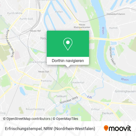 Erfrischungstempel Karte