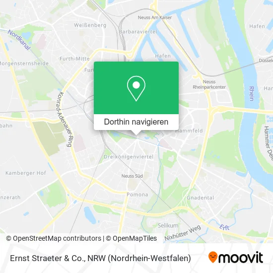 Ernst Straeter & Co. Karte