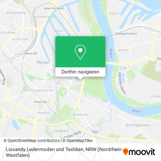 Lissandy Ledermoden und Textilien Karte