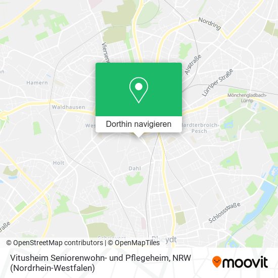 Vitusheim Seniorenwohn- und Pflegeheim Karte