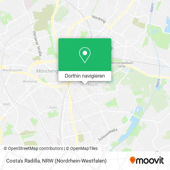 Costa's Radilla Karte