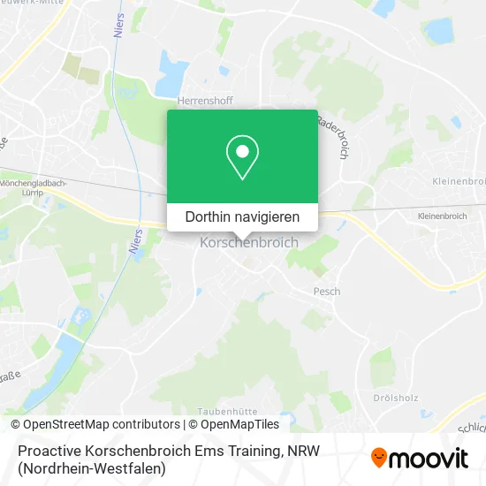 Proactive Korschenbroich Ems Training Karte