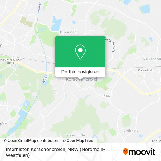 Internisten Korschenbroich Karte