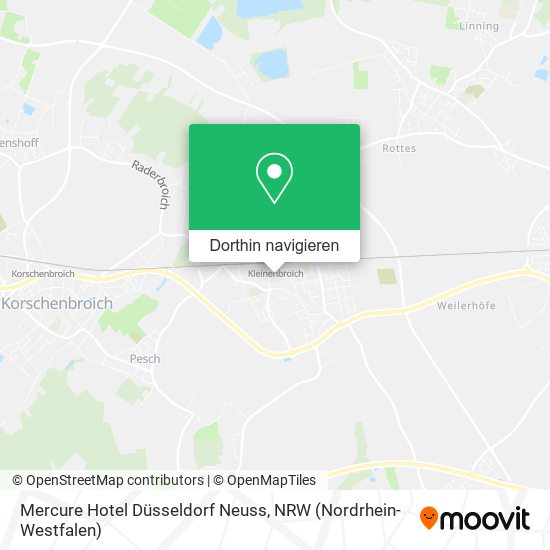 Mercure Hotel Düsseldorf Neuss Karte