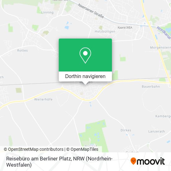 Reisebüro am Berliner Platz Karte
