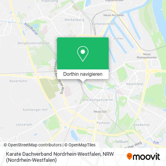 Karate Dachverband Nordrhein-Westfalen Karte