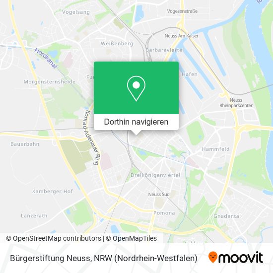 Bürgerstiftung Neuss Karte
