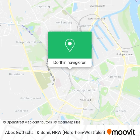 Abex Gottschall & Sohn Karte