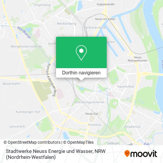 Stadtwerke Neuss Energie und Wasser Karte