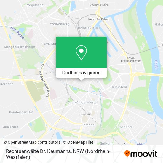 Rechtsanwälte Dr. Kaumanns Karte