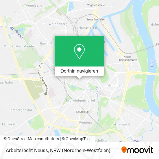 Arbeitsrecht Neuss Karte