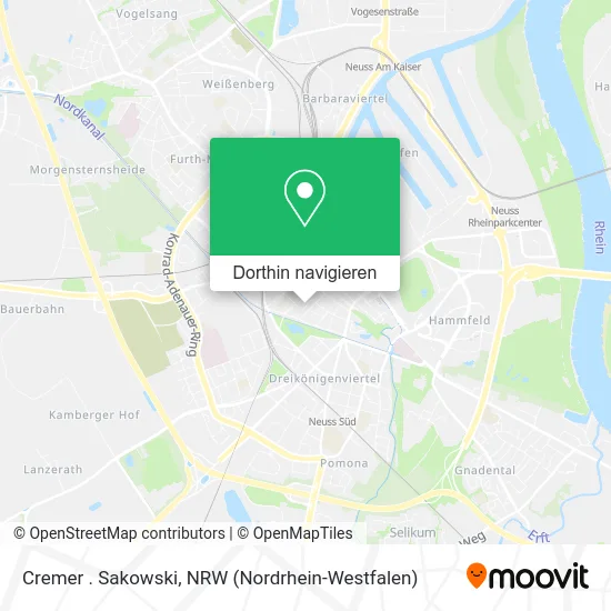 Cremer . Sakowski Karte