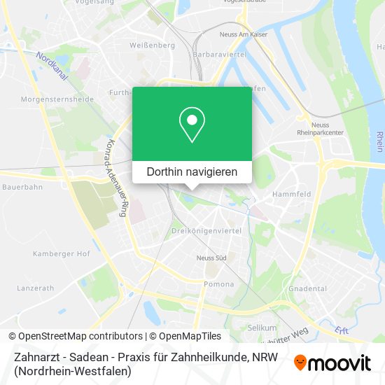 Zahnarzt - Sadean - Praxis für Zahnheilkunde Karte