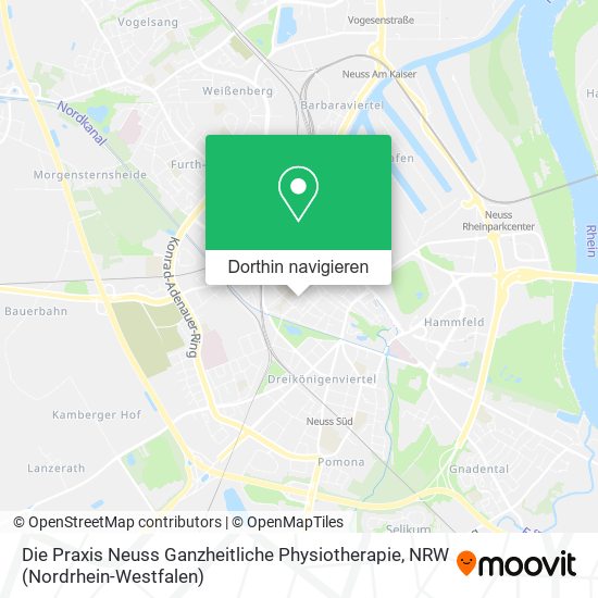 Die Praxis Neuss Ganzheitliche Physiotherapie Karte