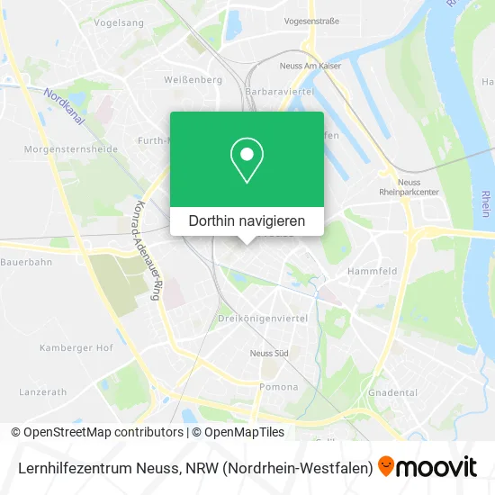 Lernhilfezentrum Neuss Karte