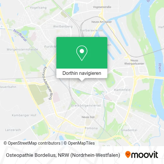 Osteopathie Bordelius Karte