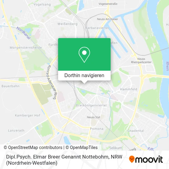 Dipl.Psych. Elmar Breer Genannt Nottebohm Karte