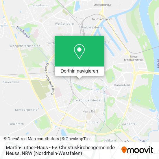 Martin-Luther-Haus - Ev. Christuskirchengemeinde Neuss Karte