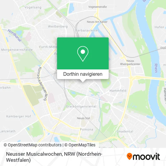 Neusser Musicalwochen Karte