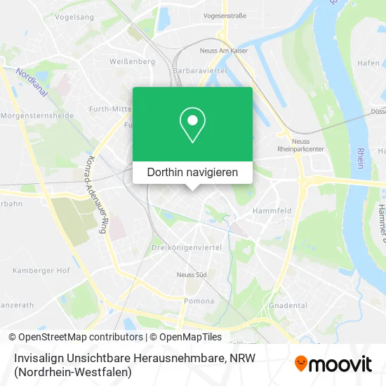 Invisalign Unsichtbare Herausnehmbare Karte