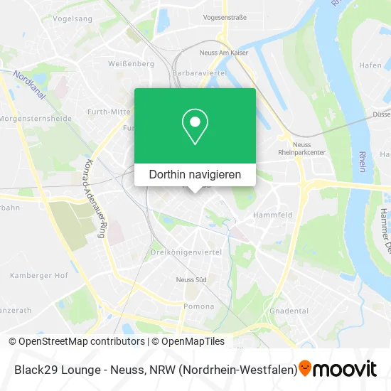 Black29 Lounge - Neuss Karte