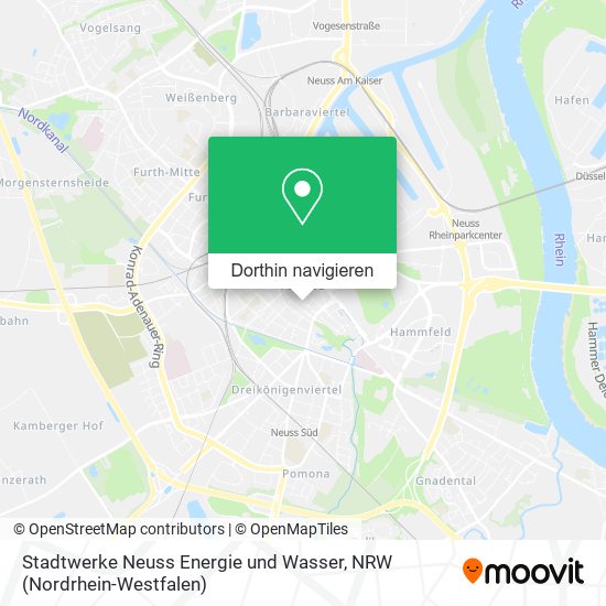 Stadtwerke Neuss Energie und Wasser Karte