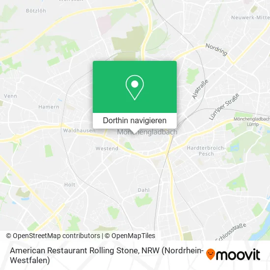 American Restaurant Rolling Stone Karte