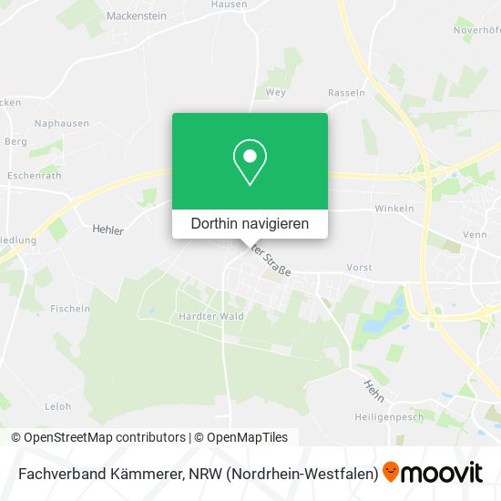 Fachverband Kämmerer Karte